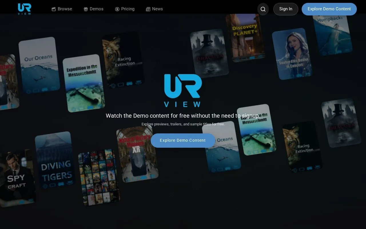 URview homepage