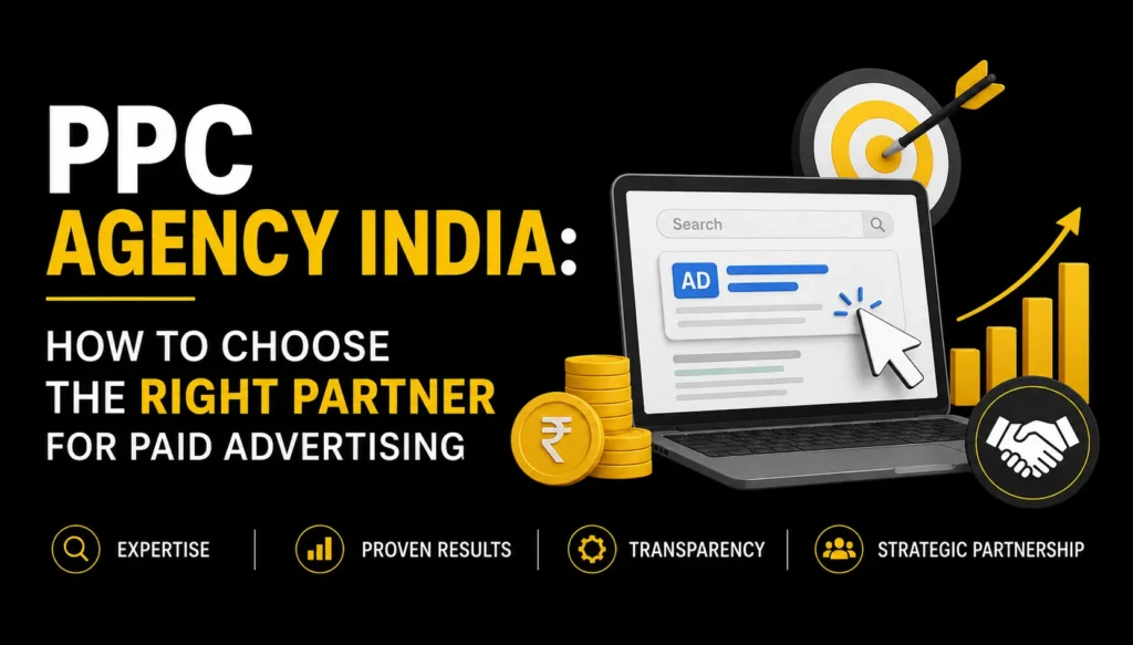 PPC Agency India guide for choosing the right paid advertising partner