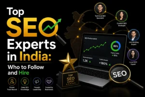 Top SEO experts in India specializing in technical SEO, content SEO, link building, and local SEO